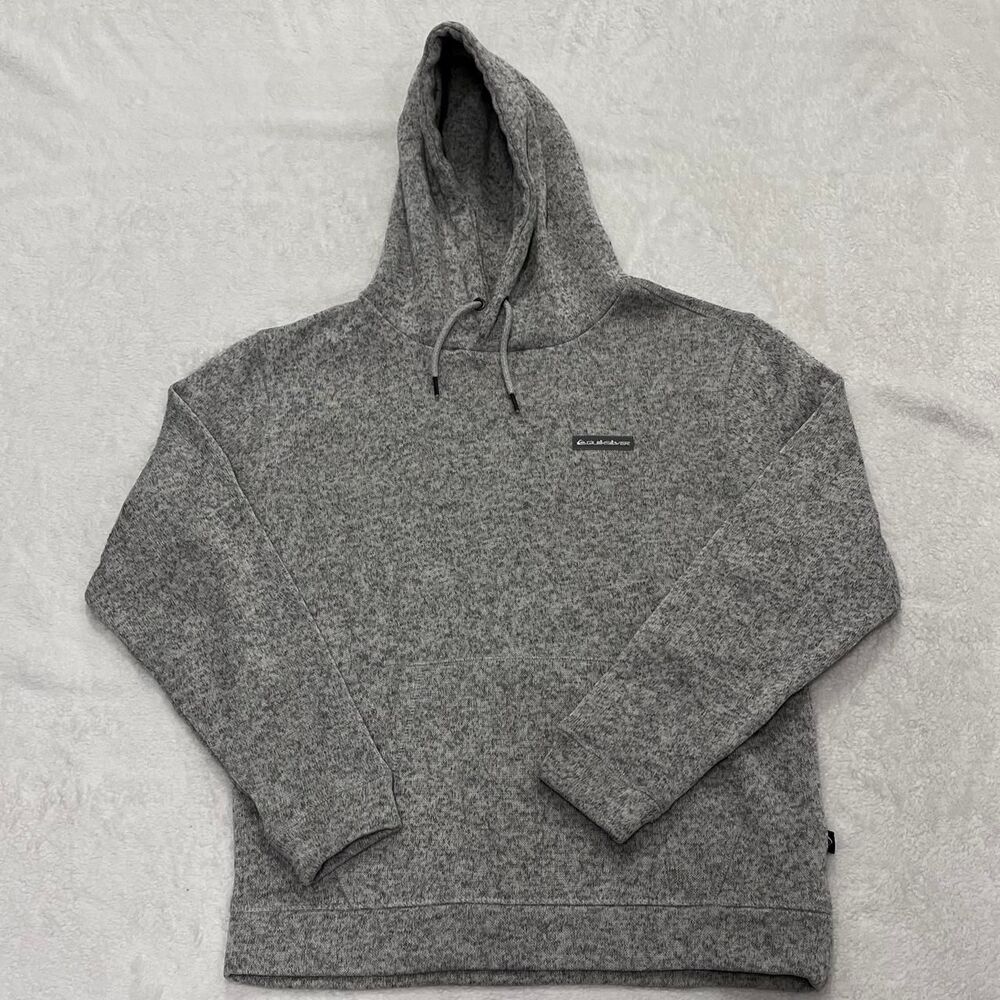 Quiksilver Men's Grey Hoodie